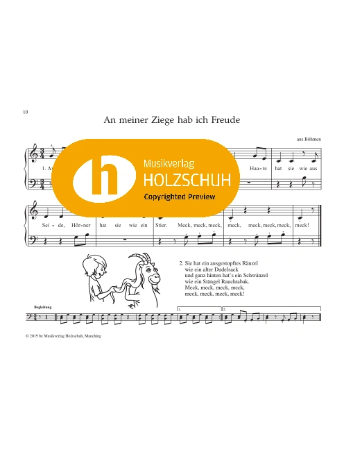 An meiner Ziege hab ich Freude